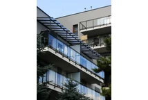 Aluminium-Überdachung Terrasse Sierra Palram - Canopia 2,3 x 6,9 m grau