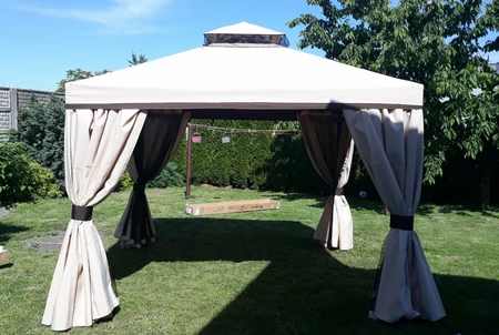 Gartenpavillon aus Aluminium mit Moskitonetz Valencia