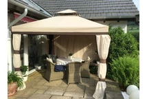 Dachschalung für Pavillon Valencia 3x3m Garden Point cremefarben