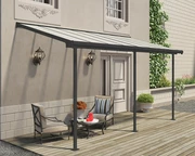 Aluminium-Terrassendach Sierra Palram 2,3 x 4,6 m, grau