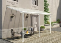 Aluminium-Terrassenüberdachung Sierra Palram 2,3 x 4,6 m weiß