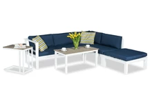 Die moderne Aluminiumsitzecke Cardiff Garden Point