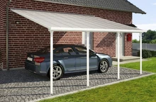 Garagenüberdachung Feria Palram 4 x 6,06 m weiß