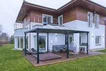 Metallpavillon Martinique 5 x 3,6 m Palram - Canopia Heat Block anthrazit