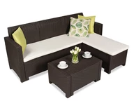 Technorattan-Ecksofa Nebraska Relax braun Bica