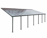 Terrassenüberdachung Feria Palram - Canopia 4 x 10,3 m grau