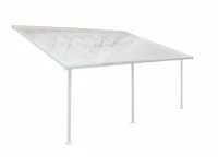 Terrassenüberdachung Feria Palram - Canopia 4 x 6,06 m weiß