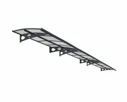 Türüberdachung aus Aluminium Herald 6,6 m Palram - Canopia Anthrazit