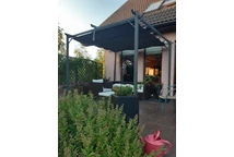 Anthrazit Terrassenpergola La Palma 3x3 Garden Point