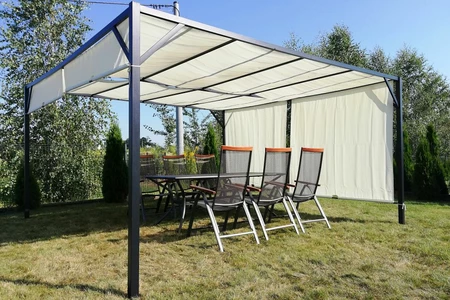 Gartenpergola aus Metall Santorini Garden Point