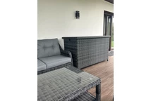 Technorattan-Truhe für Kissen Toledo 945l anthrazit Garden Point
