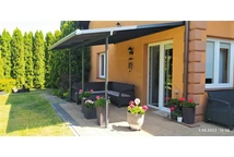 Garagenüberdachung für Sierra Palram - Canopia 3 x 4,35 m braun/grau