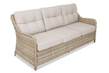 3-Sitzer-Sofa aus Technorattan Toledo beige Garden Point