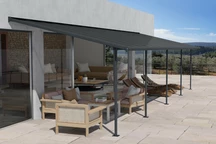 Aluminium-Terrassendach Sierra Palram - Canopia 3 x 8,5 m anthrazit Heat Block