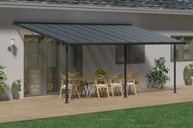 Aluminium-Terrassenüberdachung Sierra Palram - Canopia 3 x 6,1 m anthrazit Heat Block
