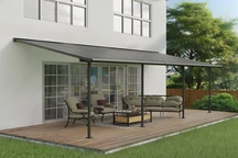 Aluminium-Terrassenüberdachung Sierra Palram - Canopia 3 x 7,3 m anthrazit Heat Block