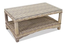 Couchtisch aus Technorattan Toledo beige Garden Point