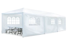 Eingebautes Gartenzelt Bavaria 3x9 m Garden Point