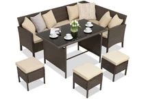 Exklusives Techno-Rattan-Möbelset Siena Brown Garden Point