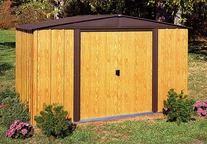 Geräteschuppen aus Metall Woodlake 3,05 x 2,44 m Arrow