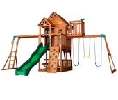 Großer Kinderspielplatz Skyfort II Zedernholz