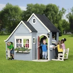 Kinderholzhaus Spring Cottage aus Zedernholz