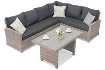 Parma Comida Techrattan Ecke grau Garden Point