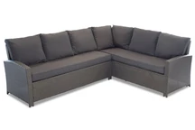 Parma Gartenecke aus Techno-Rattan anthrazit Garden Point
