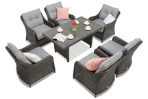 Rattan Gartenmöbel Toledo Premium Anthrazit Garden Point