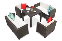 Rattanset Colorado Dallas Fiesta 6 braun Bica