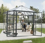 Sechseckiges Polycarbonat-Gewächshaus Oasis 3,6 m Palram - Canopia