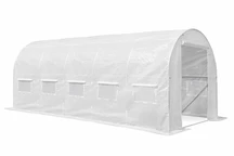 Weißer Folientunnel 2,5x8m Garden Point