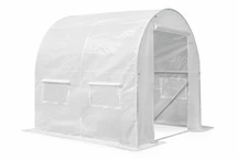 Weißer Plastiktunnel 2x2,5m Garden Point