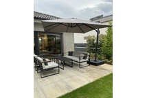 Sonnenschirm Siena 3x3m Garden Point grau