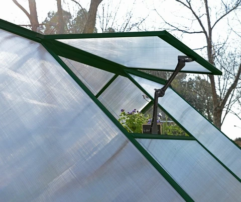 Gewächshaus Polycarbonat Hybrid 1,85 x 3,06 m Palramgrün