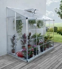Kleines Wandgewächshaus Lean To Hybrid 1,24 x 2,44 m Palram - Canopia