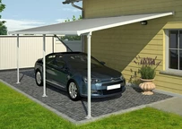 Polycarbonat-Carport Feria Palram 3 x 4,25 m weiß