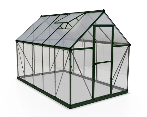 Polycarbonat-Gewächshaus Hybrid 1,85 x 3,06 m Palram - Canopia grün