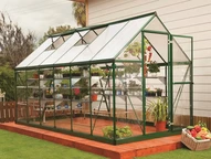 Polycarbonat-Gewächshaus Hybrid 1,85 x 3,7 m Palram - Canopia grün