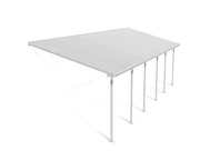 Terrassenüberdachung aus Polycarbonat Feria Palram 3 x 9,15 m weiß