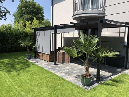 Terrassenpergola Barbados 3x6 m Garden Point anthrazit