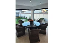 Runder Polyrattantisch Toledo Garden Point anthrazit