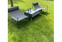 Couchtisch aus Technorattan Bilbao Garden Point anthrazit