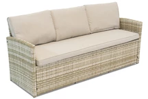 3-Sitzer-Sofa aus Technorattan Garden Point beige