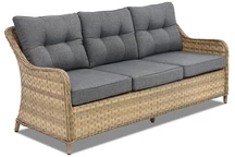 3-Sitzer-Sofa aus Technorattan Toledo Garden Point cappuccino