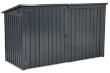 Abstellbox für Abfallbehälter 3 x 240l Hamilton StoreBoss anthrazit