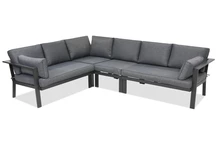 Aluminium-Ecksofa Sydney Garden Point Anthrazit