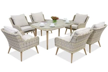 Bilbao Premium Gartenmöbel 6 Garden Point Sand