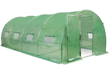 Folientunnel mit Metallrahmen 3x6m Garden Point grün mit Tür