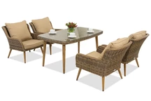 Gartenmöbel Bilbao Premium 4 Garden Point braun